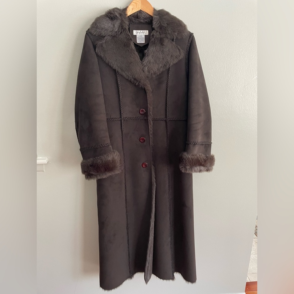 Nine West fur coat size M
